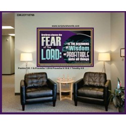 BRETHREN CHOOSE THE FEAR OF THE LORD  Scripture Art Work  GWJOY10766  "49x37"