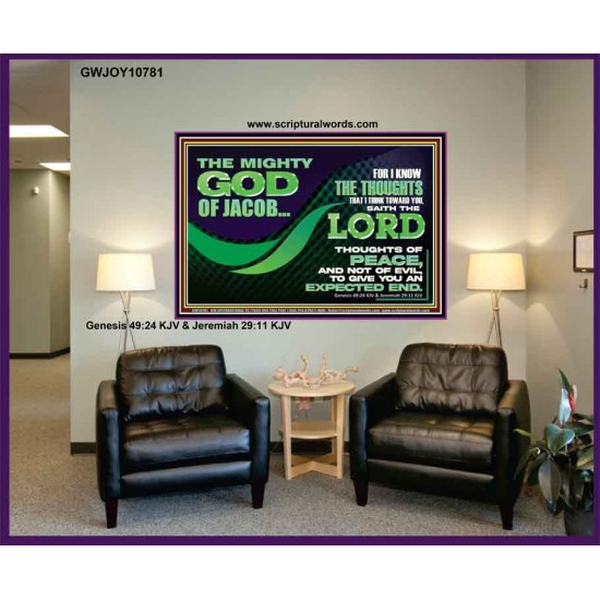 FOR I KNOW THE THOUGHTS THAT I THINK TOWARD YOU  Christian Wall Art Wall Art  GWJOY10781  