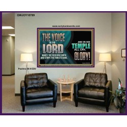 THE VOICE OF THE LORD MAKES THE DEER GIVE BIRTH  Art & Wall Décor  GWJOY10789  "49x37"
