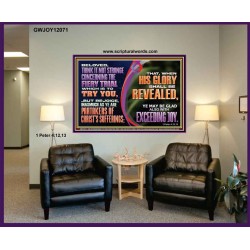 THINK IT NOT STRANGE CONCERNING THE FIERY TRIAL WHICH IS TO TRY YOU  Modern Christian Wall Décor Portrait  GWJOY12071  "49x37"