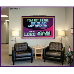 THE LORD WILL DO GREAT THINGS  Custom Inspiration Bible Verse Portrait  GWJOY12147  "49x37"