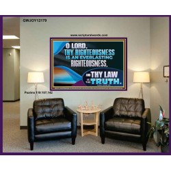 O LORD THY LAW IS THE TRUTH  Ultimate Inspirational Wall Art Picture  GWJOY12179  "49x37"