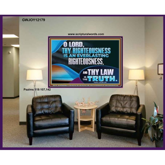 O LORD THY LAW IS THE TRUTH  Ultimate Inspirational Wall Art Picture  GWJOY12179  