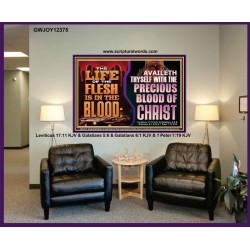 AVAILETH THYSELF WITH THE PRECIOUS BLOOD OF CHRIST  Children Room  GWJOY12375  