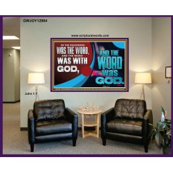 THE WORD OF LIFE THE FOUNDATION OF HEAVEN AND THE EARTH  Ultimate Inspirational Wall Art Picture  GWJOY12984  "49x37"