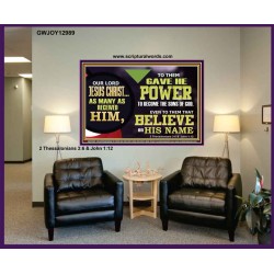 POWER TO BECOME THE SONS OF GOD  Eternal Power Picture  GWJOY12989  "49x37"