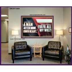 ARE YOU A MAN AFTER MINE OWN HEART  Children Room Wall Portrait  GWJOY13064  