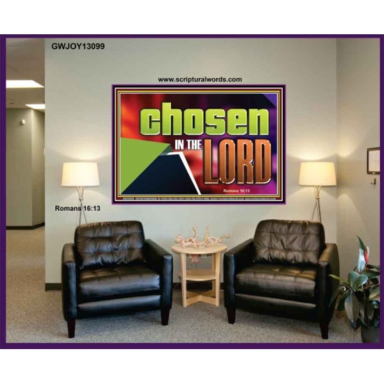 CHOSEN IN THE LORD  Wall Décor Portrait  GWJOY13099  