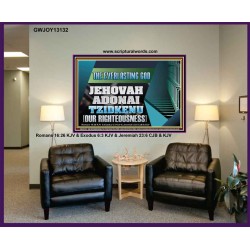 THE EVERLASTING GOD JEHOVAH ADONAI TZIDKENU OUR RIGHTEOUSNESS  Contemporary Christian Paintings Portrait  GWJOY13132  "49x37"