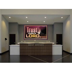 TRUST IN THE NAME OF THE LORD  Unique Scriptural ArtWork  GWJOY10303  "49x37"