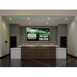 THE LIGHT SHINE UPON THEE  Custom Wall Décor  GWJOY10314  "49x37"