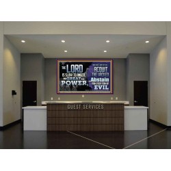 THE LORD GOD ALMIGHTY GREAT IN POWER  Sanctuary Wall Portrait  GWJOY10379  "49x37"