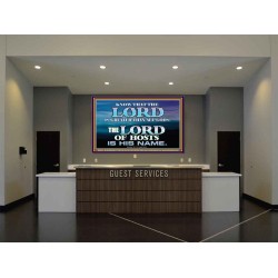 JEHOVAH GOD OUR LORD IS AN INCOMPARABLE GOD  Christian Portrait Wall Art  GWJOY10447  "49x37"