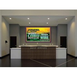 THE WORD OF THE LORD ENDURETH FOR EVER  Christian Wall Décor Portrait  GWJOY10493  "49x37"