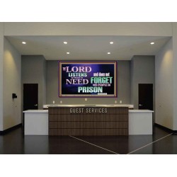 THE LORD NEVER FORGET HIS CHILDREN  Christian Artwork Portrait  GWJOY10507  "49x37"