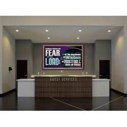 BRETHREN CHOOSE THE FEAR OF THE LORD  Scripture Art Work  GWJOY10766  "49x37"