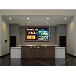 THY SPIRIT IS GOOD LEAD ME INTO THE LAND OF UPRIGHTNESS  Unique Power Bible Portrait  GWJOY11924  "49x37"