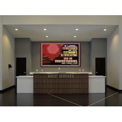 THE RIGHTEOUSNESS OF THY TESTIMONIES IS EVERLASTING O LORD  Religious Wall Art   GWJOY12048  "49x37"