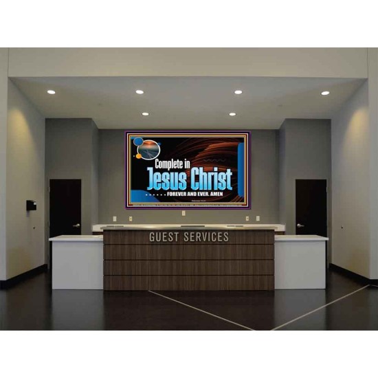 COMPLETE IN JESUS CHRIST FOREVER  Affordable Wall Art Prints  GWJOY9905  