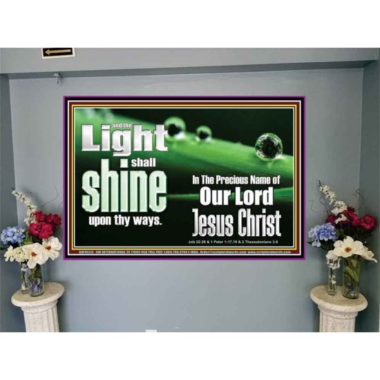 THE LIGHT SHINE UPON THEE  Custom Wall Décor  GWJOY10314  