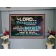 HATE EVIL YOU WHO LOVE THE LORD  Children Room Wall Portrait  GWJOY10378  