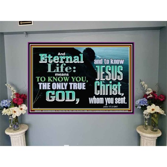 ETERNAL LIFE ONLY THROUGH CHRIST JESUS  Children Room  GWJOY10396  