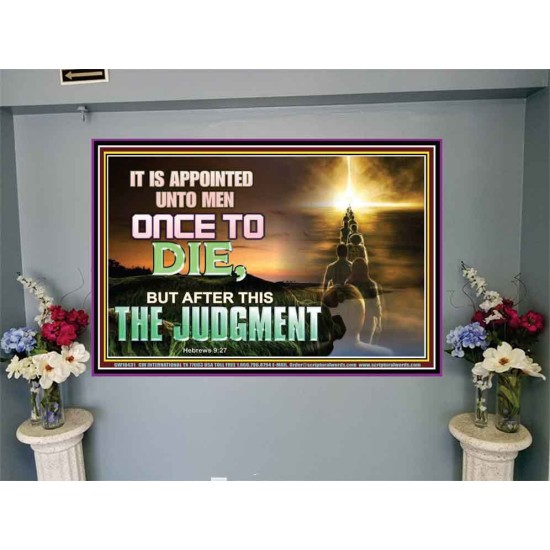 AFTER DEATH IS JUDGEMENT  Bible Verses Art Prints  GWJOY10431  
