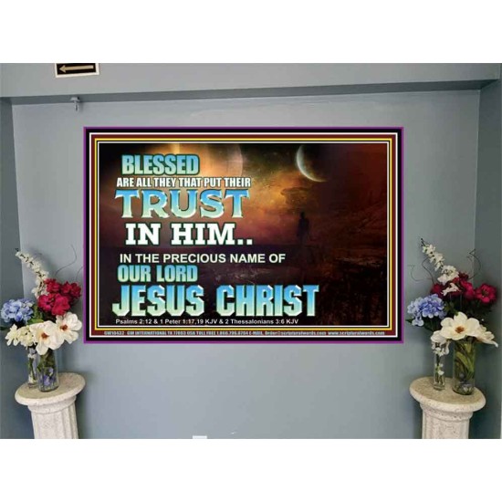 THE PRECIOUS NAME OF OUR LORD JESUS CHRIST  Bible Verse Art Prints  GWJOY10432  