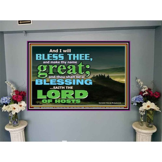 THOU SHALL BE A BLESSINGS  Portrait Scripture   GWJOY10451  