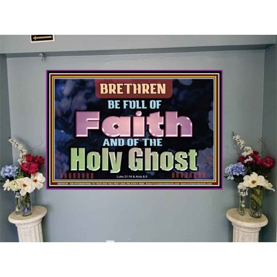BE FULL OF FAITH AND THE SPIRIT OF THE LORD  Scriptural Portrait Portrait  GWJOY10479  