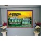 THE WORD OF THE LORD ENDURETH FOR EVER  Christian Wall Décor Portrait  GWJOY10493  