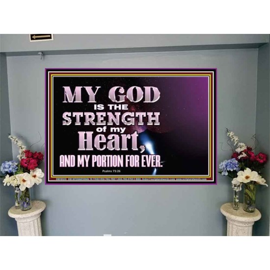 JEHOVAH THE STRENGTH OF MY HEART  Bible Verses Wall Art & Decor   GWJOY10513  