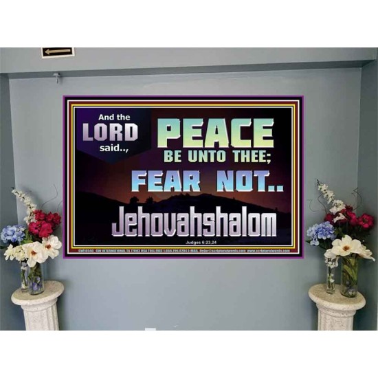 JEHOVAHSHALOM PEACE BE UNTO THEE  Christian Paintings  GWJOY10540  