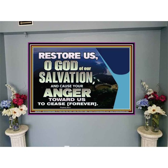 GOD OF OUR SALVATION  Scripture Wall Art  GWJOY10573  