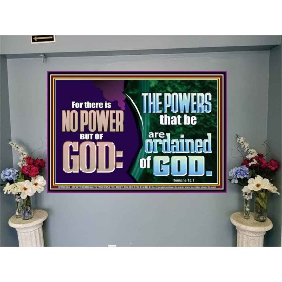 THERE IS NO POWER BUT OF GOD THE POWERS THAT BE ARE ORDAINED OF GOD  Church Portrait  GWJOY10686  