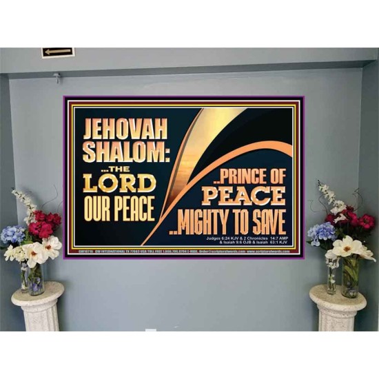 JEHOVAHSHALOM THE LORD OUR PEACE PRINCE OF PEACE  Church Portrait  GWJOY10716  