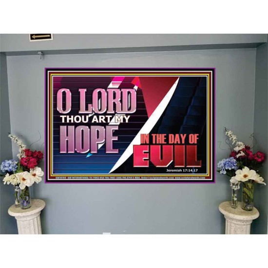 O LORD THAT ART MY HOPE IN THE DAY OF EVIL  Christian Paintings Portrait  GWJOY10791  