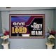 GIVE UNTO THE LORD GLORY DUE UNTO HIS NAME  Ultimate Inspirational Wall Art Portrait  GWJOY11752  