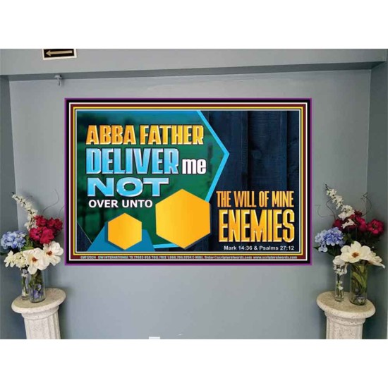 DELIVER ME NOT OVER UNTO THE WILL OF MINE ENEMIES  Children Room Wall Portrait  GWJOY12024  