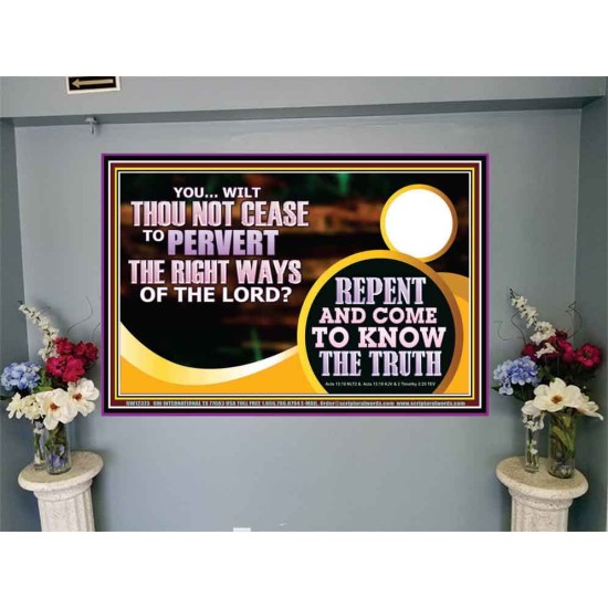REPENT AND COME TO KNOW THE TRUTH  Eternal Power Portrait  GWJOY12373  