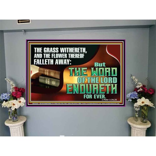 THE WORD OF THE LORD ENDURETH FOR EVER  Sanctuary Wall Portrait  GWJOY12434  