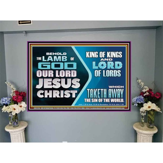 THE LAMB OF GOD OUR LORD JESUS CHRIST  Portrait Scripture   GWJOY12706  
