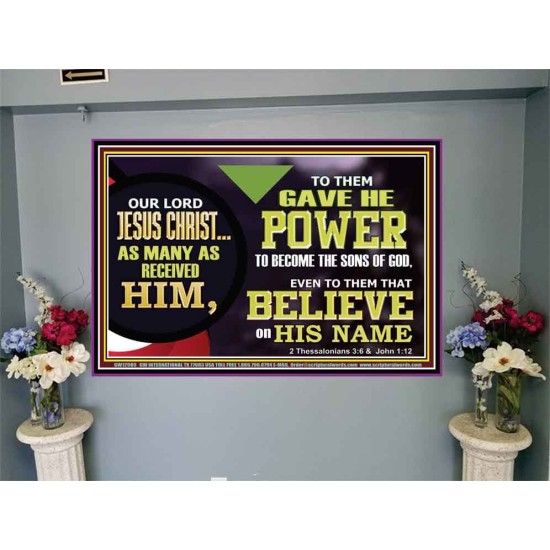 POWER TO BECOME THE SONS OF GOD  Eternal Power Picture  GWJOY12989  