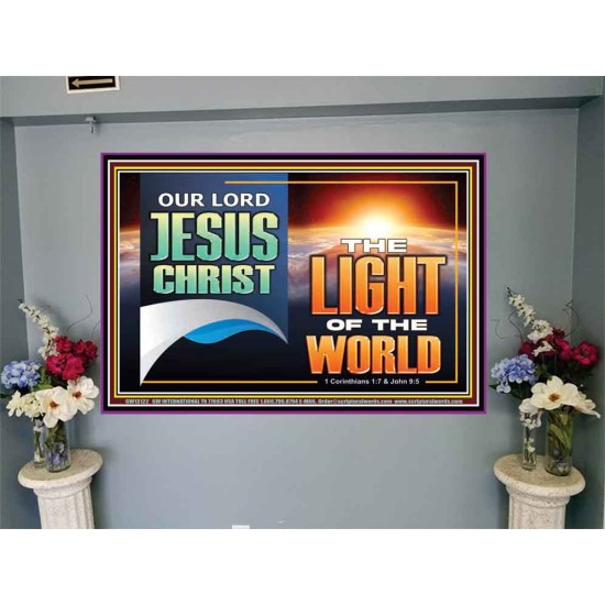 OUR LORD JESUS CHRIST THE LIGHT OF THE WORLD  Christian Wall Décor Portrait  GWJOY13122B  