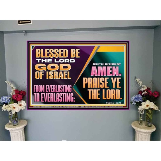 LET ALL THE PEOPLE SAY PRAISE THE LORD HALLELUJAH  Art & Wall Décor Portrait  GWJOY13128  