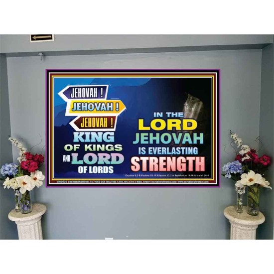 JEHOVAH OUR EVERLASTING STRENGTH  Church Portrait  GWJOY9536  