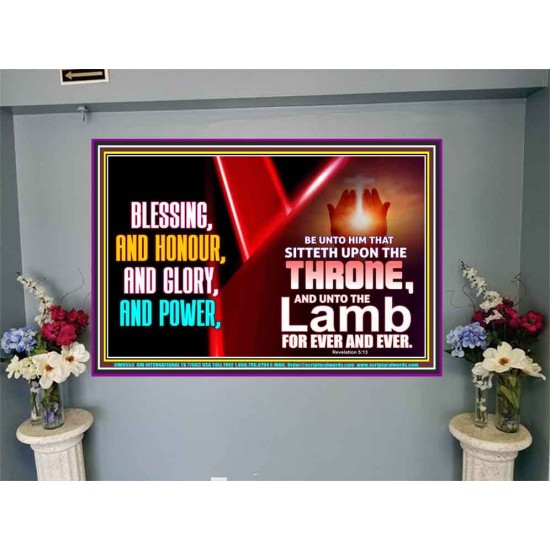 BLESSING, HONOUR GLORY AND POWER TO OUR GREAT GOD JEHOVAH  Eternal Power Portrait  GWJOY9553  