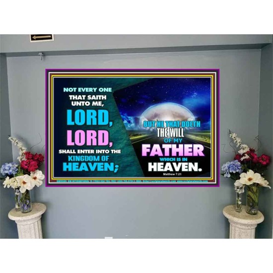 DOING THE WILL OF GOD ONE OF THE KEY TO KINGDOM OF HEAVEN  Righteous Living Christian Portrait  GWJOY9586  