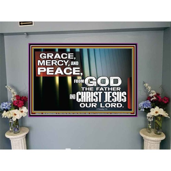 GRACE MERCY AND PEACE UNTO YOU  Bible Verse Portrait  GWJOY9799  
