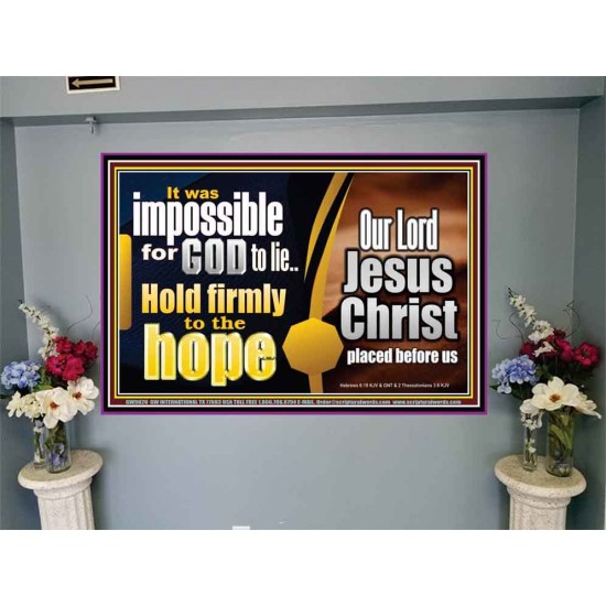 GOD NEVER LIE ONLY BELIEVE  Art & Wall Décor  GWJOY9820  